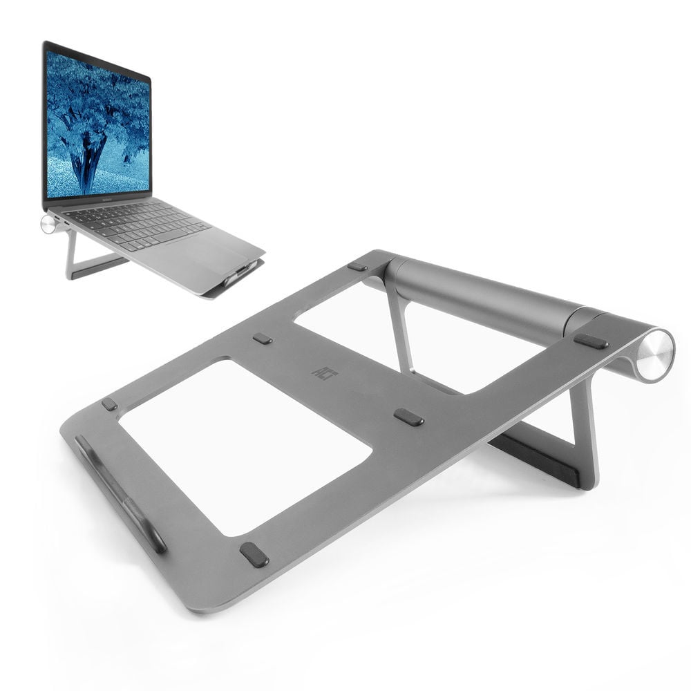 Laptopstandaard aluminum - USB-C docking